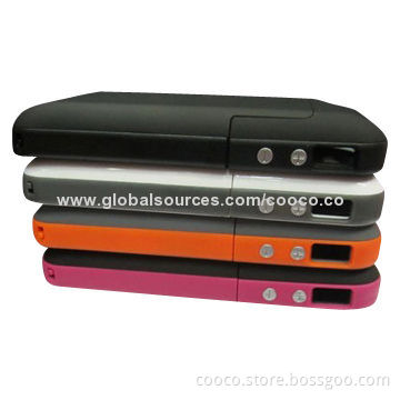 Factory Price Battery Power Bank Cases for iPhone 4/4S/5/5S, 1,000mA Maximum Output Current